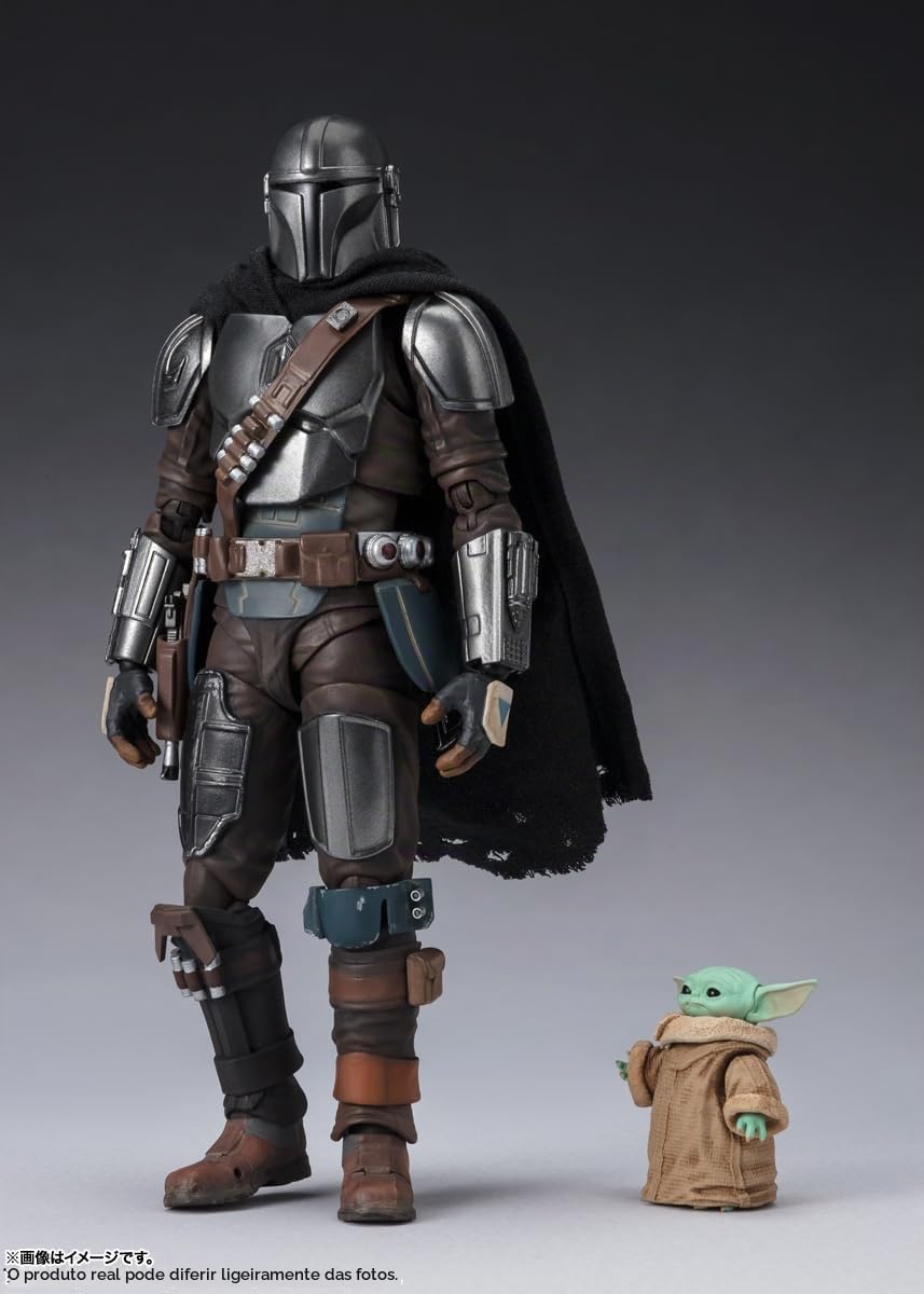 STAR WARS THE MANDALORIAN フィギュア S.H. Figuarts Star Wars The Mandalorian Figure, Approx. 5.9 inches